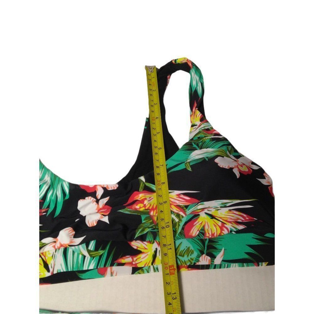 Tropical Floral 2 Piece Bikini Swimsuit - Picture 4 of 5